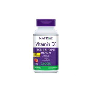 Vitaminas D3 greitai tirpstantis, 2000 TV - 90 tablečių