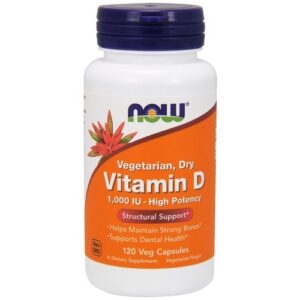 Vitaminas D, 1000 IU Vegetariškas - Sausas - 120 kapsulių