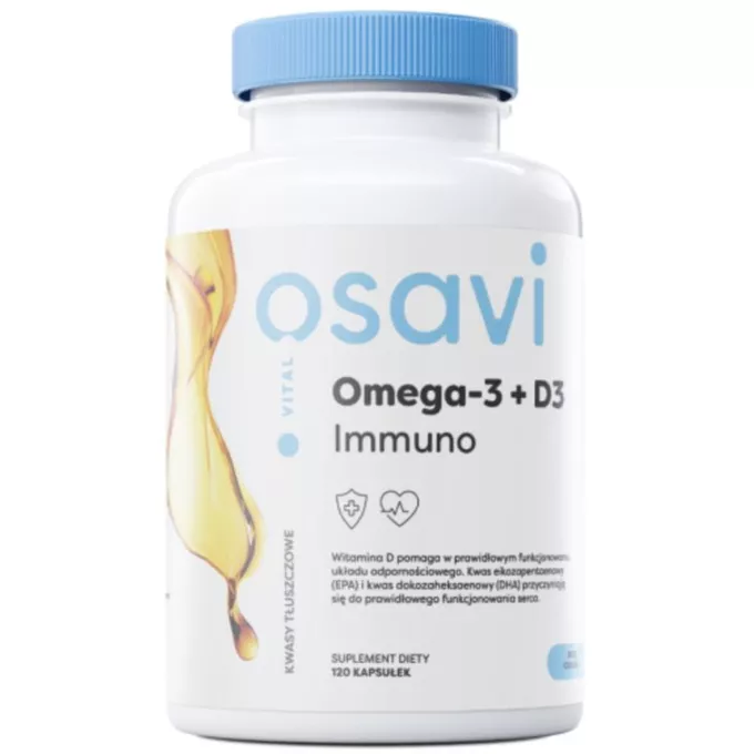 Omega-3 + D3 Immuno, Citrina - 120 minkštųjų gelių