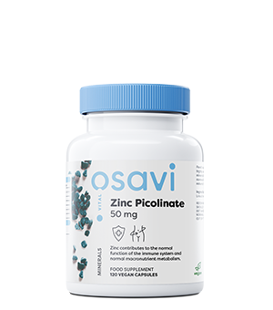 Cinko pikolinatas, 50 mg - 120 vegan kapselių
