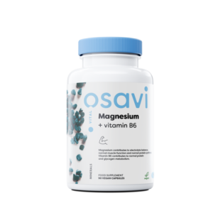 Osavi magnis + vitaminas B6 - 90 veganiškų kapsulių