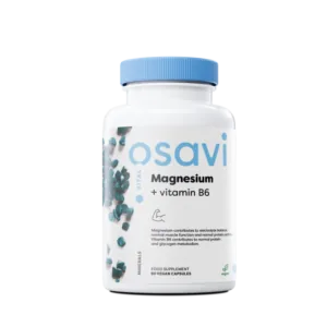 Osavi magnis + vitaminas B6 - 90 veganiškų kapsulių