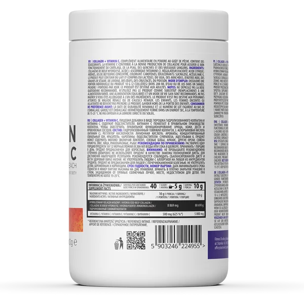 Kolagenas + Vitaminas C - 400g - OstroVit - Image 3