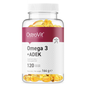 Omega 3 + ADEK - 120 kapsulių - OstroVit