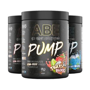 ABE PUMP be stimuliuojančių medžiagų prieštrenirniuotės maisto papildas 500g