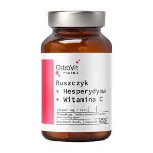 OstroVit Pharma Ruscus + Hesperidinas + Vitaminas C - 60 kapsulių