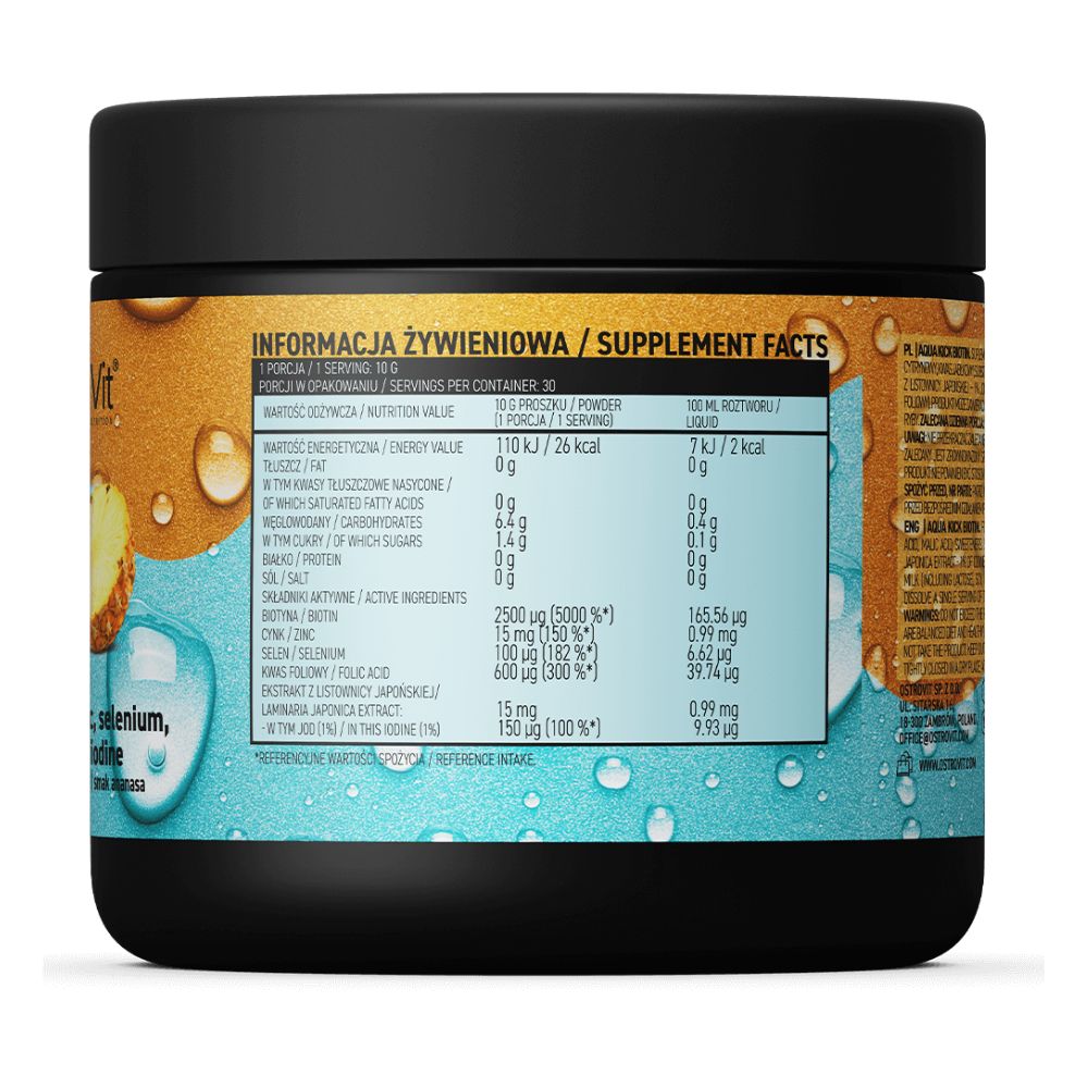 OstroVit Aqua Kick Biotinas 300g - Image 2