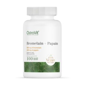 OstroVit Bromelain + Papain VEGE 100 kapsulių