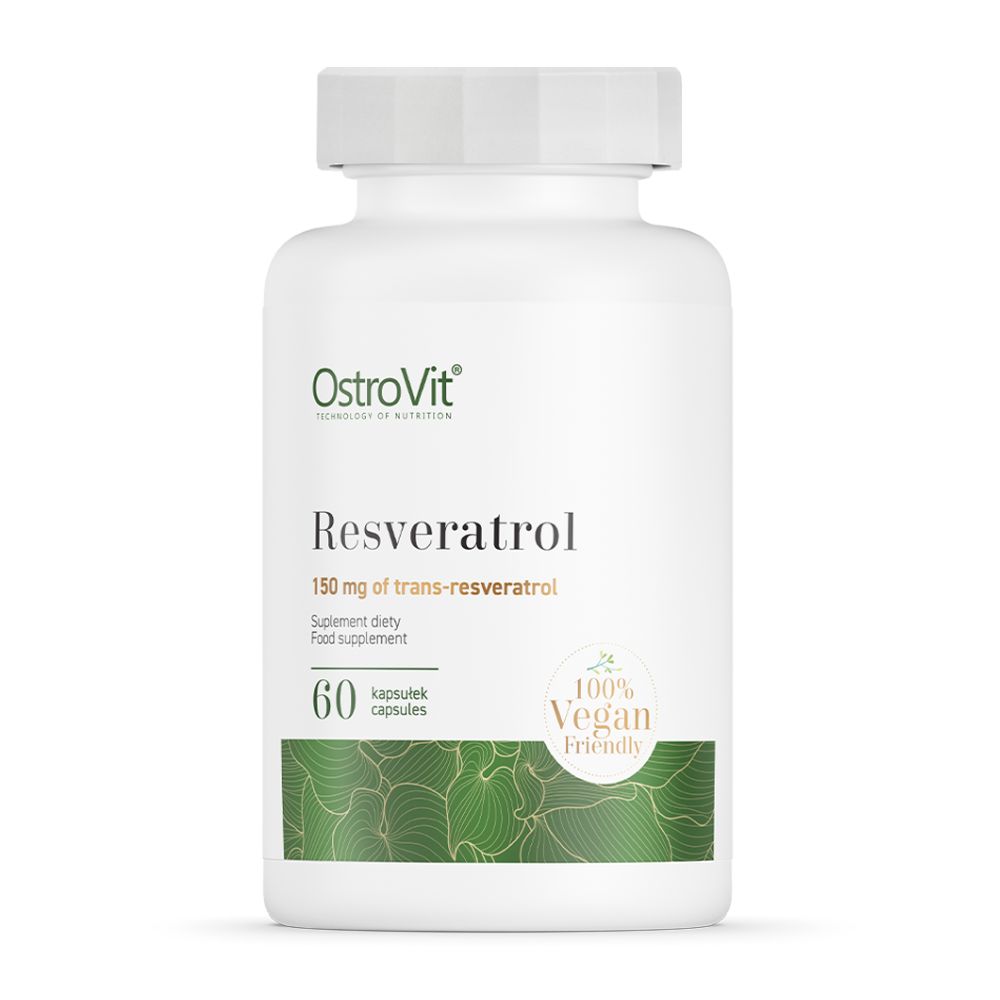 OstroVit Resveratrol VEGE 60 kapsulių