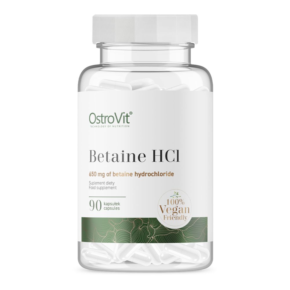 OstroVit Betaine HCL Vege 90 kapsulių