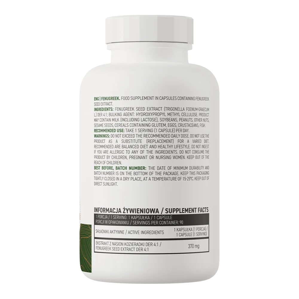OstroVit Fenugreek VEGE 90 kapsulių - Image 2