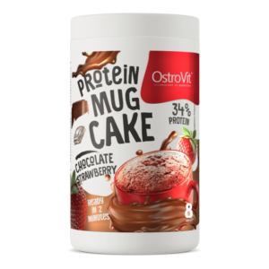 OstroVit Protein Mug Cake 360 g šokoladas-braškė