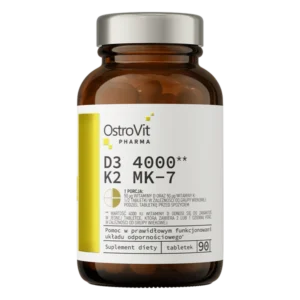 OstroVit Pharma D3 4000 IU + K2 MK-7 90 tabletės