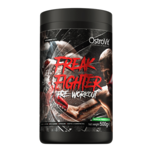OstroVit Freak Fighter prieš treniruotę 500 g tropinis punšas