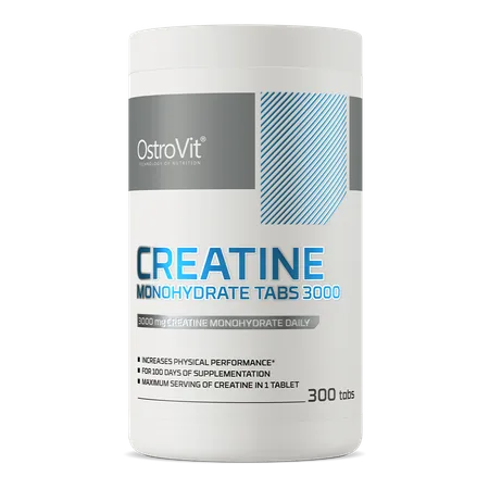 Creatine Monohydrate 3000 mg – 300 tablečių