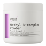 Methyl B-complex Powder 180g – persikų-apelsinų skonis