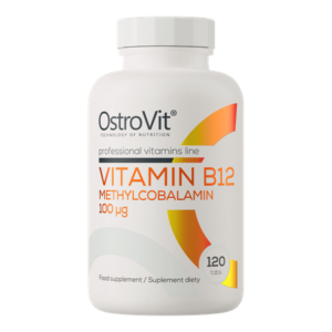 Vitamin B12 Methylcobalamin 100 µg – 120 tablečių