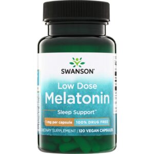 Swanson melatoninas 1 mg 120 kaps.