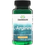 Swanson L-argininas 500 mg 100 kapsulių.