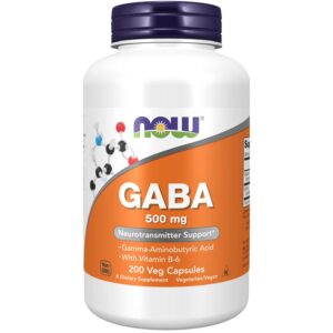 GABA 500 mg daržovių kapsulės