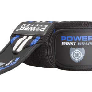 Power System riešo įtvarai PS-3500 – juodi/mėlyni