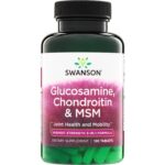 Swanson gliukozamino, chondroitino ir MSM 120 tablečių.