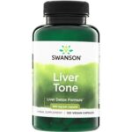 Swanson kepenų tonuso detoksikacijos formulė, 120 tablečių.