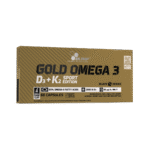 Auksinis Omega 3 D3+K2 Sport Edition – 60 kapsulių