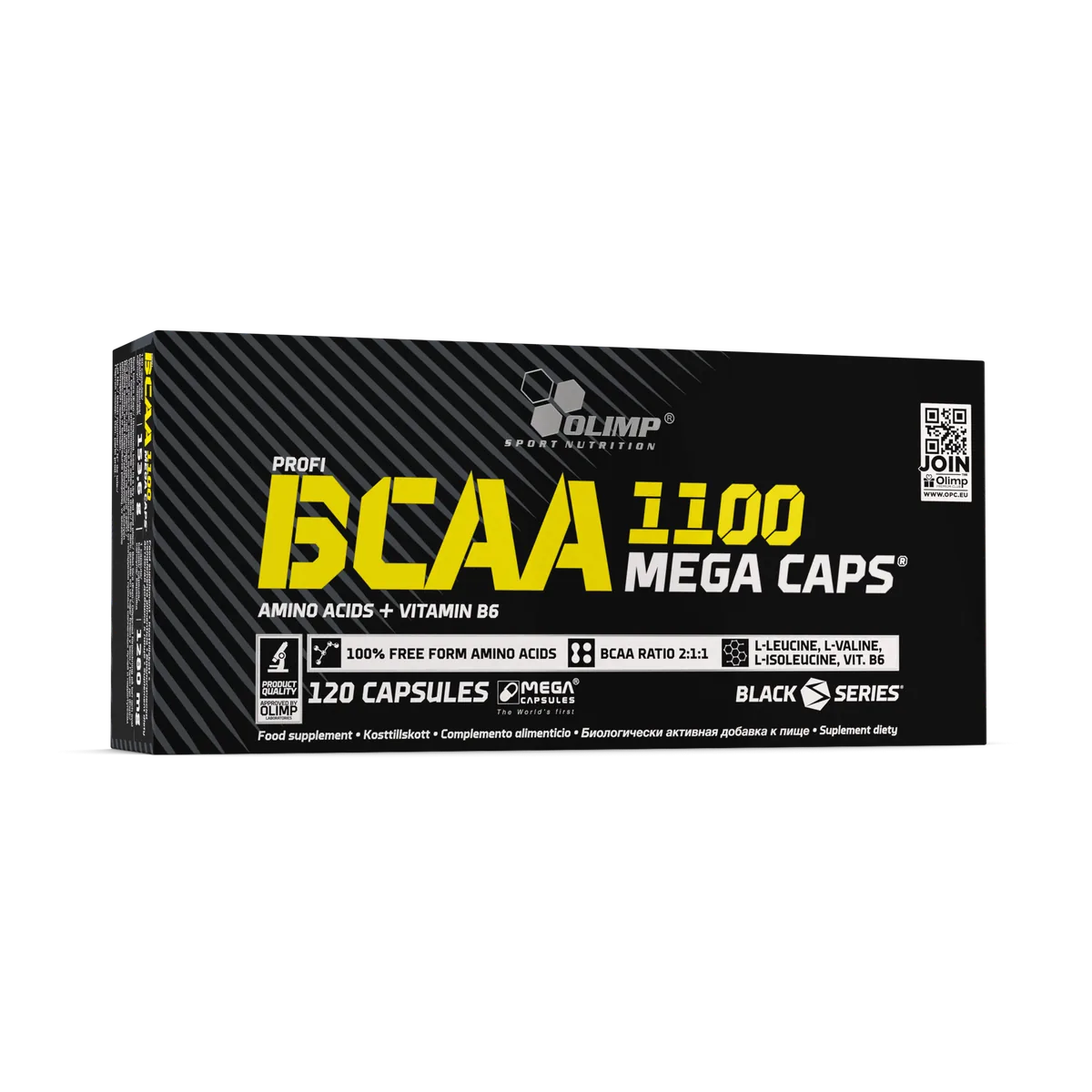 Olimp BCAA 1100 120 kapsulių.