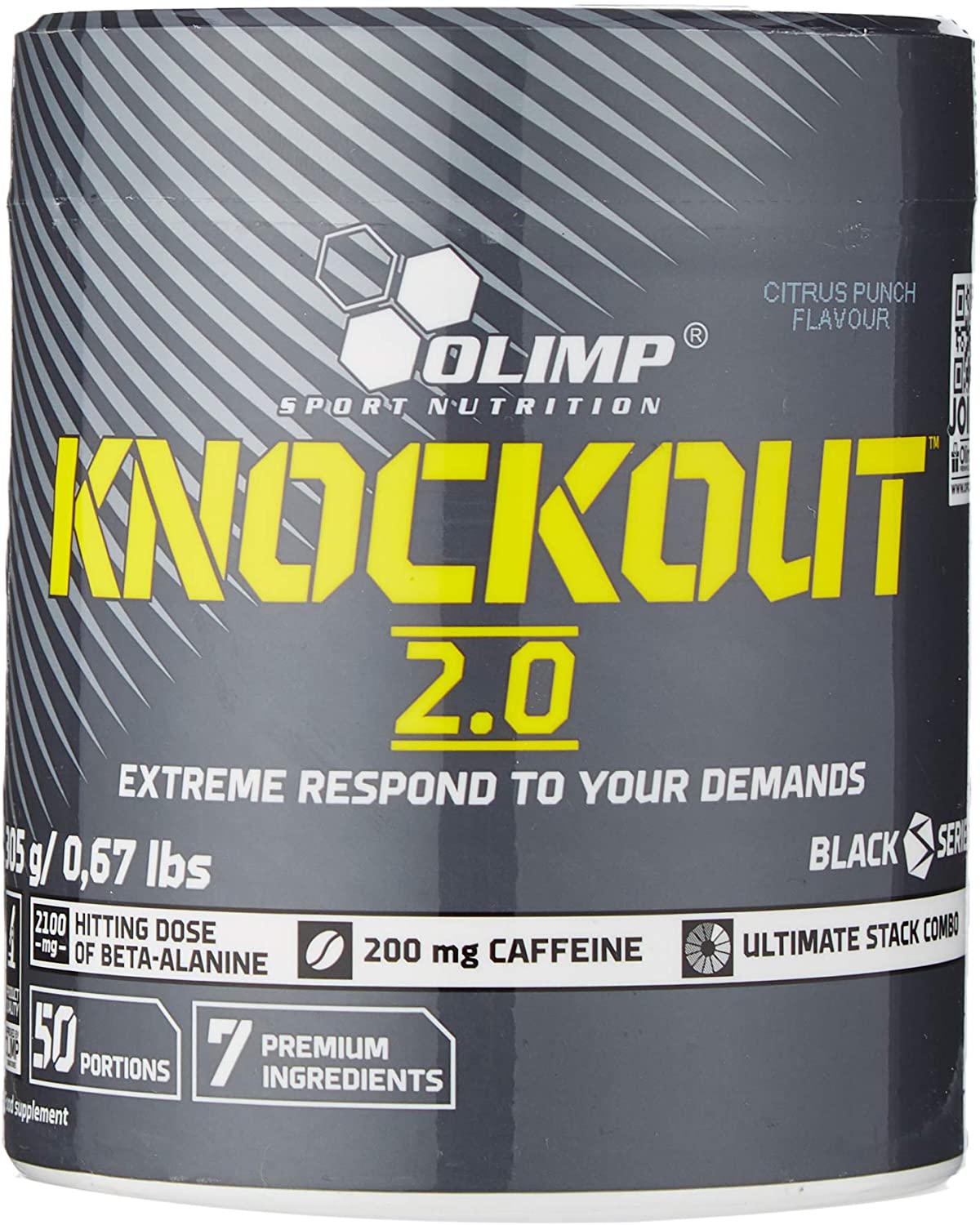 Olimp Knockout 2.0 305 g Citrusinių vaisių punšas