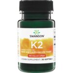 Swanson K2“ 30 kapsulių.