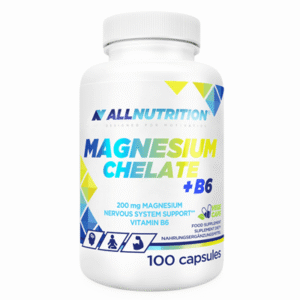 Allnutrition magnio chelatas + vitaminas B6, 100 kapsulių.