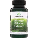 Swanson ginkmedžio bilobos ekstraktas, 120 kapsulių.