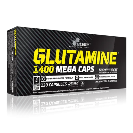 Olimp Glutamine 1400 Mega Caps 120 kapsulių.