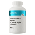 OstroVit Glukozamina + MSM + Chondroitinas + Vitaminas C 90 tabletės