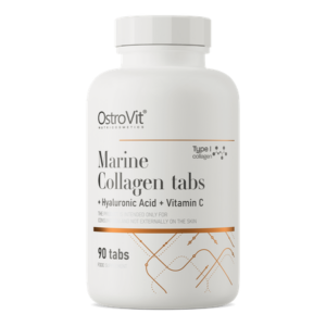 OstroVit Marine Collagen + Hyaluronic Acid + Vitamin C 90 tabletti