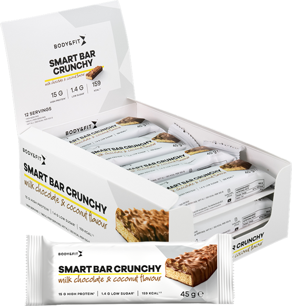 Body & Fit Protein Bar Crunchy - 12 x 45 g