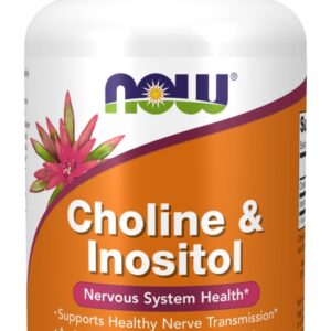 NOW Choline + Inositol 100 kapsulių