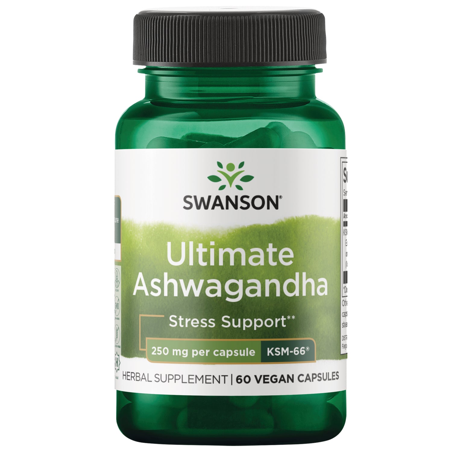 Swanson Ultimate Ashwagandha KSM-66 60 kapslit