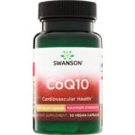 Swanson CoQ10“ 200 mg 30 kapsulių.
