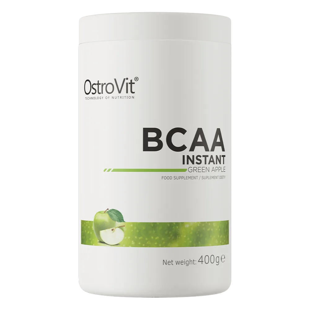OstroVit BCAA Instant 400 g – žalias obuolys