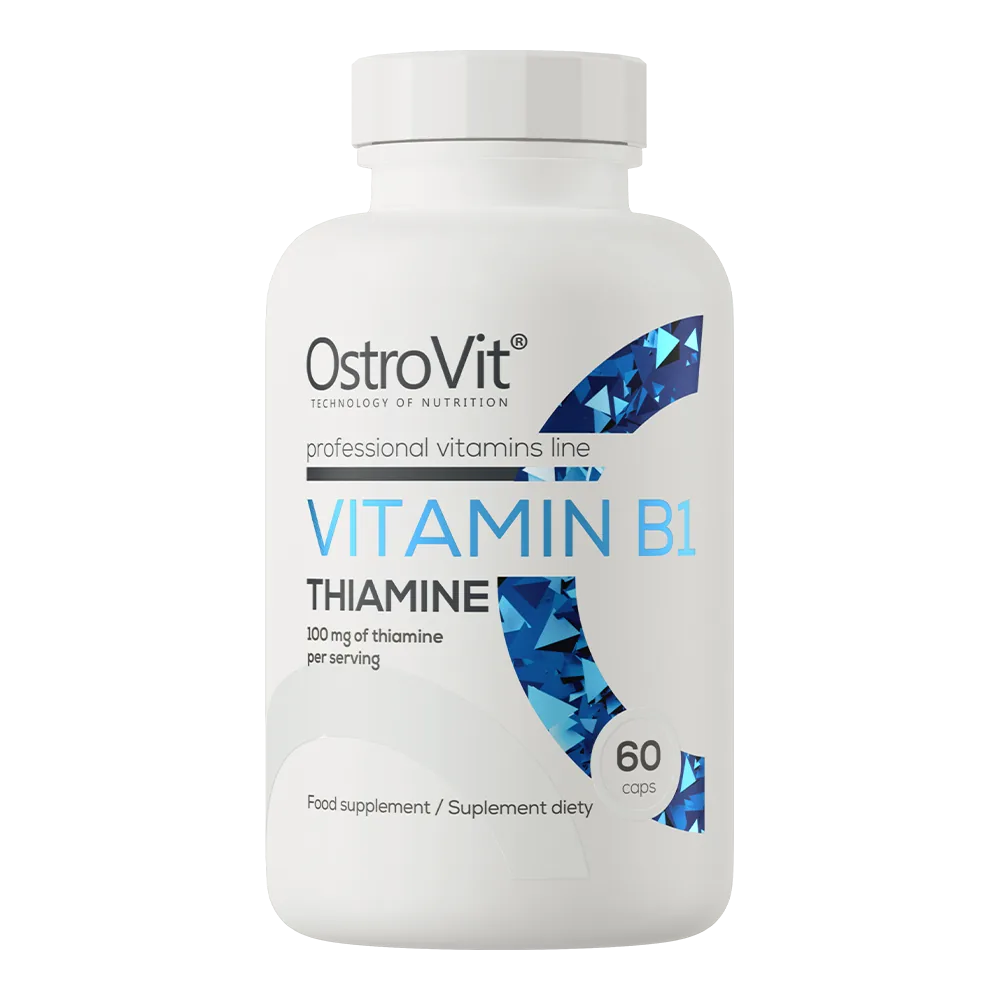 OstroVit vitaminas B1 tiaminas 100 mg – 60 kapsulių